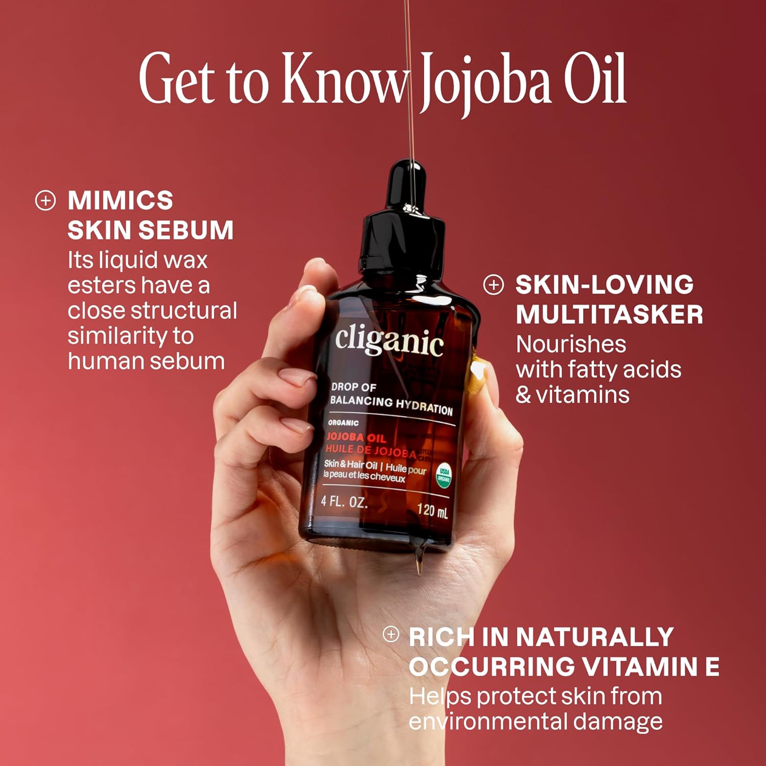 Cliganic Organic Jojoba Oil (100% Pure, 4oz) Review